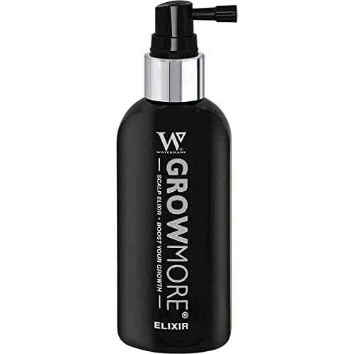 Watermans Grow More Hair Growth Serum | Supports Thicker, Stronger Hair with Biotin, Rosemary & DHT Blockers | Lightweight, Fast-Absorbing & Vegan | Helps Improve Scalp Density ? 3.4 fl oz
