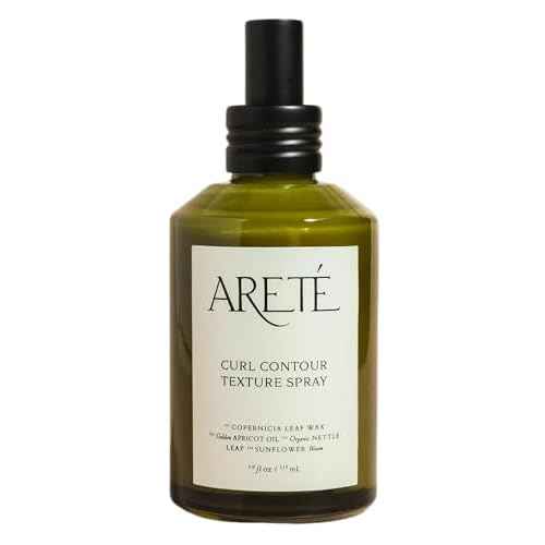 ARET? Curl Contour Texture Spray for Women, Wavy or Curl Activator & Frizz Control Mist Hair Spray Shine Booster, Copernicia Wax, Golden Apricot Oil, Sunflower, Organic Nettle Leaf, Made in USA, 3.9oz