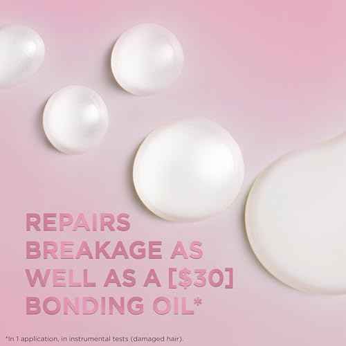 L'Oreal Paris Bond Repair Oil-in-Serum for Damaged, Color Treated Hair, Heat Protectant, Strengthens Weak Bonds, Intense Shine and Frizz Control, EverPure, 1.6 Fl Oz