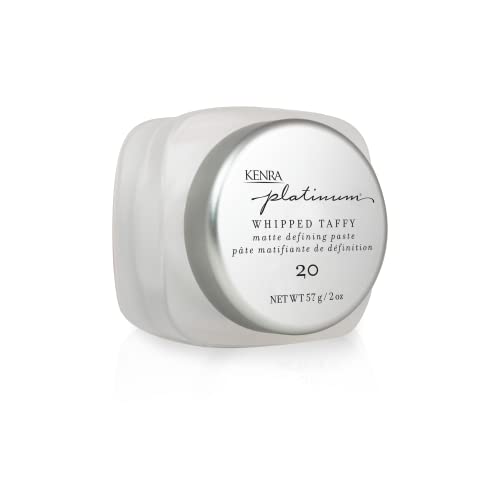 Platinum Whipped Taffy 20 | Matte Defining Paste | Delivers An Ultra-Matte, Firm Hold Finish | Sculpts, Smooths & Texturizes Styles | All Hair Types