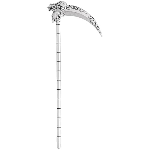 HAQUIL Reaper Scythe Hair Sticks for Bun Hair Long Hair Classic Vintage Flower Hair Sticks Women Gifts