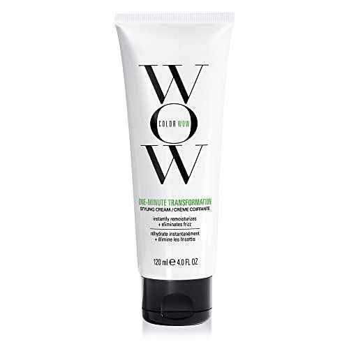 COLOR WOW One Minute Transformation ? Instant frizz fix| Nourishing styling cream smooths, tames + defrizzes on the spot| Avocado oil + Omega 3¡¯s hydrate, repair for silkier, smoother texture