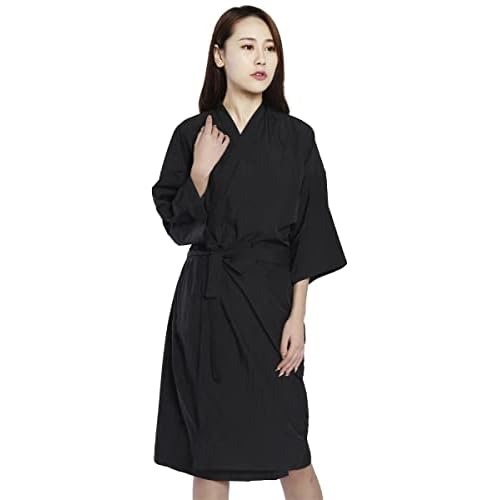 PERFEHAIR Salon Robes Capes for Clients, Pack of 4, Hair Salon Smocks Robes for Hair Coloring, Hair Cutting, Makeup, Hair Styling