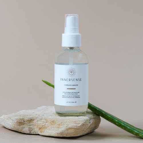 INNERSENSE Organic Beauty - Natural I Create Waves Pink Himalayan Salt Spray | Non-Toxic, Cruelty-Free, Clean Haircare (4oz)