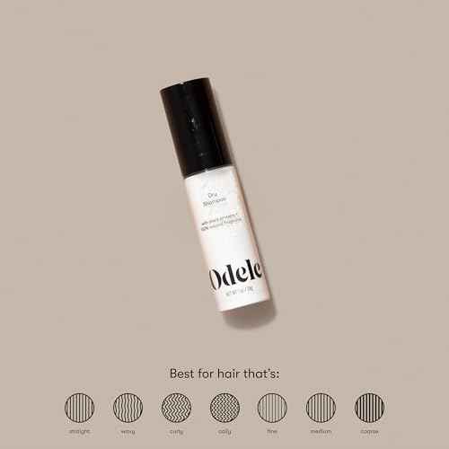 Odele Dry Shampoo, Oil-Absorbing Powder to Revive Volume for All Hair Types & Textures, 1 oz
