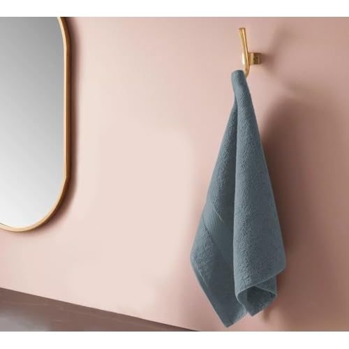 Delara Towels Cotton Washcloths Set 100% Organic Cotton, GOTS Certified Premium Quality Face Cloths, Feather Touch Technology Highly Absorbent and Soft Feel Fingertip Towels, Pack of 24