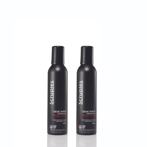Scruples Creme Parfait Volumizing Foam - Rich & Weightless Styling Foam for Ultimate Smoothing Control, Hydration & Frizz-Free Hold - Alcohol-Free Hair Mousse for All Hair Types, 8.5 oz (Pack of 2)