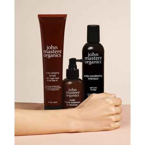 John Masters Organics Scalp Conditioning Shampoo 16 oz |70%+ Organic Ingredients |Anti-Dandruff | Dry Scalp