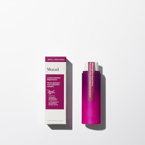 Murad Cellular Hydration Barrier Repair Serum - Hydrating Face Serum Repairs Lipid-Depleted Skin Barrier- Hexapeptide-9, Bilberry, and Hyaluronic Acid Delivers Stronger Healthier Skin