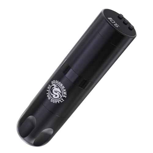 Dragonhawk Cordless Tattoo Gun, Rotary Tattoo Pen Machine, Power by Mcore-A1 Motor for Beginners
