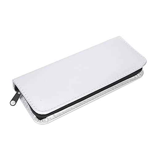 PU Leather Scissors Pouch, Hair Stylist Scissor Holder Pouch Cases for Hairdressers, Salon Tools Holster Bag, Portable Barber Shears Holder to Store & Better Protection of Hairdressing Tools