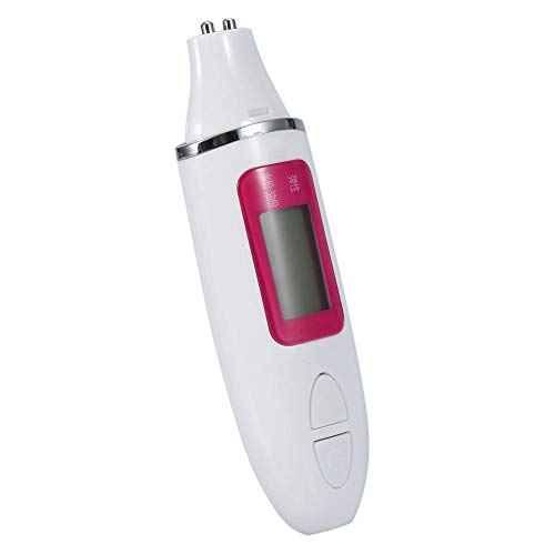 Skin Analyzer, Digital Skin Tester, LCD Display Precision Skin Sensor Tester, Handheld And Portable Water Analyzer (White)