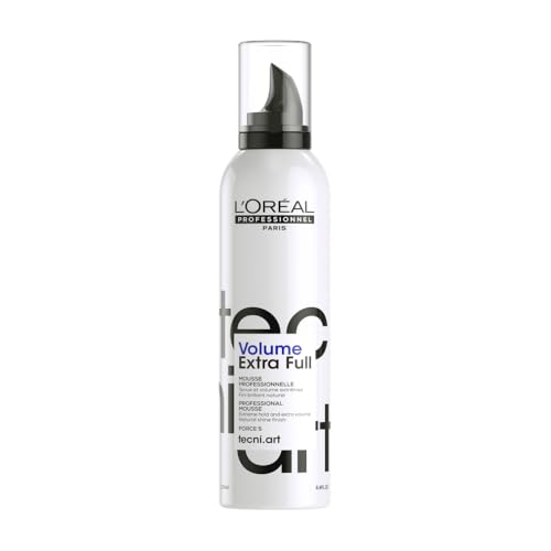 L'Or?al Professionnel Paris Full Volume Extra - Styling Mousse For All Hair Types, Provides Strong Hold