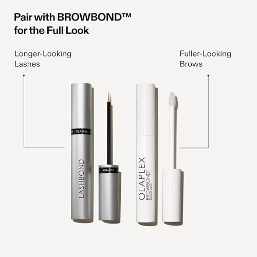 Olaplex Lashbond Building Serum, Clear Eyelash Enhancing Serum for Natural, Longer, Healthier, Thicker, Fuller-Looking Lashes, Daily Use, Results in Little as 2 Weeks, 0.15 fl oz
