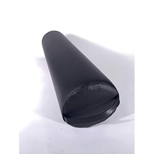 NRG Full Round Massage Bolster Pillow Cushion 6"W x 26"L for Massage/Spa Tables - Durable, Strap Handle Included