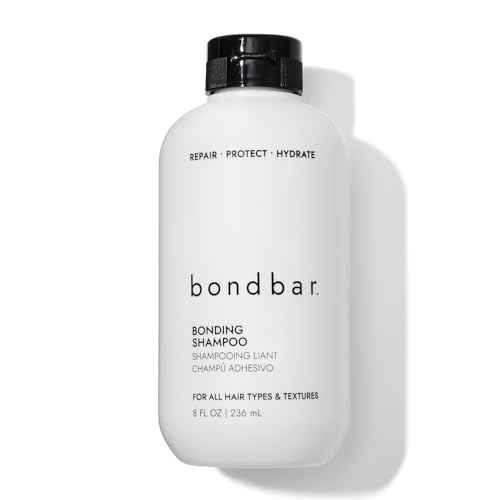 Bondbar Repairing Shampoo, Protects, Strengthens & Hydrates All Hair Types & Textures, Prevents Flyaways & Frizz, Adds Moisture & Shine, Vegan, CrueltyFree, 8 Fl. Oz.