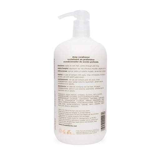 Mixed Chicks Detangling Deep Conditioner - Softens, Moisturizes & Detangles Straight or Curly Hair, 33 fl.oz