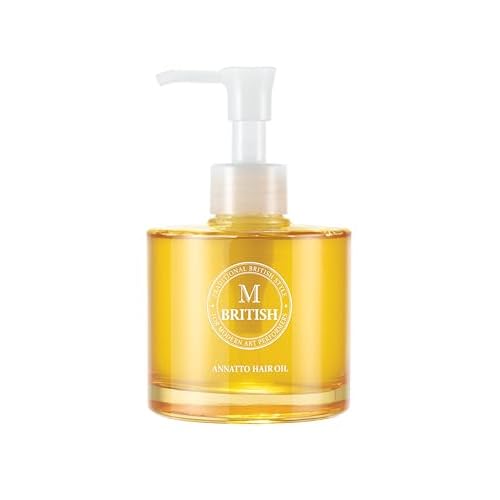 Annatto Hair Oil 4.73 fl. oz ? Frizz-Free Shine, Deep Hydration, Natural Vegan Formula, UV Protection, Salon-Quality for All Hair Types