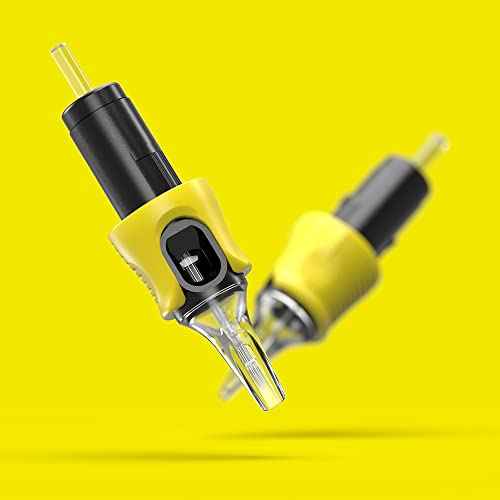 STIGMA Finger Ledge Tattoo Cartridge Needles #12(15RM) Round Magnum 0.35mm Standard M-Taper 16Pcs With Membrane Tattoo Cartridges for Rotary Tattoo Machine EN05-FG-16-1215RM