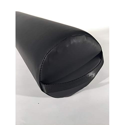 NRG Full Round Massage Bolster Pillow Cushion 6"W x 26"L for Massage/Spa Tables - Durable, Strap Handle Included