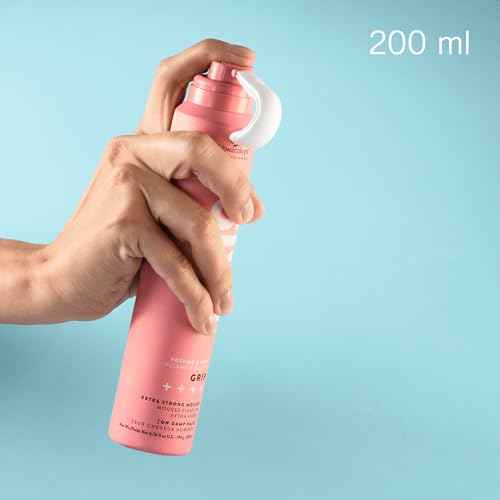OSiS+ Grip Extreme Hold Mousse ? Extra Strong Control and Volume with Lasting Definition and Natural Shine ? Volumizing, Vegan Formula with Heat Protection, 7 oz