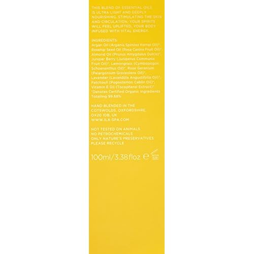 ILASPA Body Oil for Vital Energy, 3.38 fl. oz.