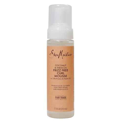SheaMoisture SHEA MOISTURE Sheamoisture Coconut & Hibiscus Frizz-free Curl Mousse - 7.5 Fl Oz,7.5 Oz (290612 )