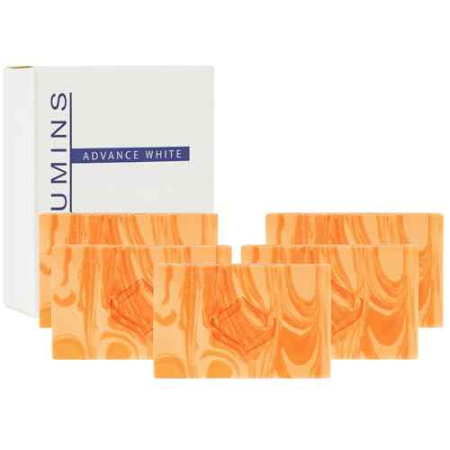 Relumins Triple Glow Bar Soap ? Professional Spa Formula with Gentle Exfoliation & Deep-Cleansing Plant-Based Ingredients ? Luxurious Rich Lather, Christmas Gift for Smooth Skin ? 135g x 10 Bars