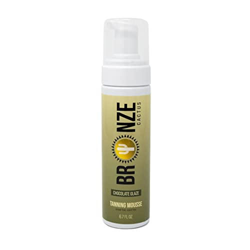 Chocolate Glaze Self-Tanning Mousse ? Rich Medium Bronzed Foam | Streak-Free, Non-Sticky, Unscented | Instant Dark Chocolate Glow for Face & Body, With Natural Colour-Fix Technology