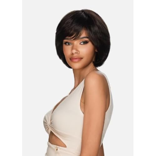 Vivica A. Fox HMB-KATE, Handmade & Hand-tied Wig, Supreme Human Hair Blend, Color P4/27/30