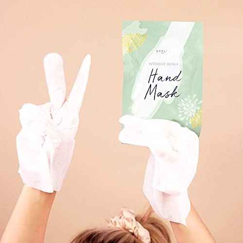 SpaLife Intensive Repair Ultra-Moisturizing Hand Masks with Cica, Argan Oil, and Shea Butter to Soothe dry, and Cracked Hands (8 PACK)