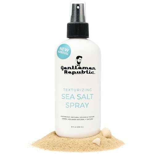 Gentlemen Republic Sea Salt Spray for Men & Women ? Hair Texturizing Spray with Dead Sea Salt, Vitamin E & Kelp ? Adds Volume & Texture ? Lightweight Texturizing for Hair Men ? 8 oz