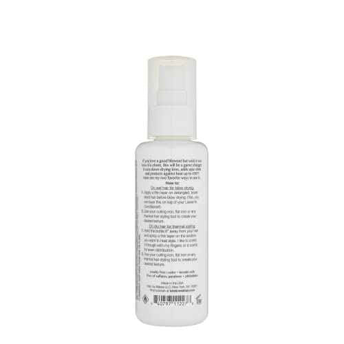 Kristin Ess Hydrating Heat Protection Spray for Hair - Blow Dry Frizz Control + Shine Enhancing -Anti Humidity Thermal Heat Protectant Spray - Repair + Protect Hair Up to 450 Degrees - Pear Fragrance