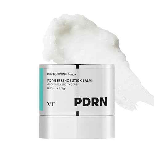 VT COSMETICS PDRN Essence Stick Balm, PDRN Collagen Multi Wrinkle Stick, All-in-One Eye & Neck Treatment, Glow Makeup Base & Face Treatment Balm, Plumping, Fine Lines, Stocking Stuffers (0.33 oz.)