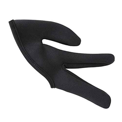 NOLITOY 2pcs Three Finger Heat Resistant Gloves for Hair Styling Curling and Straightening Finger Covers for Safe Hairdressing for Salon Use