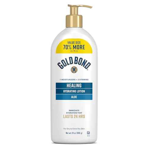 Gold Bond Healing Hydrating Lotion with Aloe Moisturizes, Heals & Smooths Dry Skin, Delivers Immediate 24-Hour Hydration, Value Size, 24 oz.