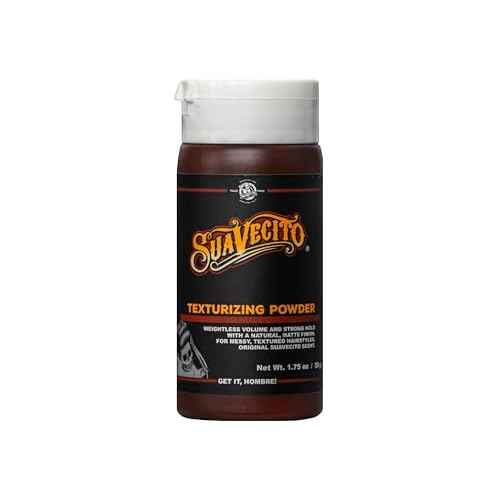 Suavecito Texturizing and Volumizing Hair Styling Powder with Shine Free Matte Finish and Strong Hold - No Mess, Oil Absorbing, Long Lasting