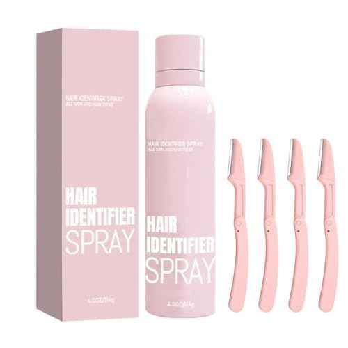 Hair Identifier Spray for Face Shaving£¬face hair identifier spray£¬Moisturizing And Skin Care Set Spray£¬suitable for all skin types (1 set)