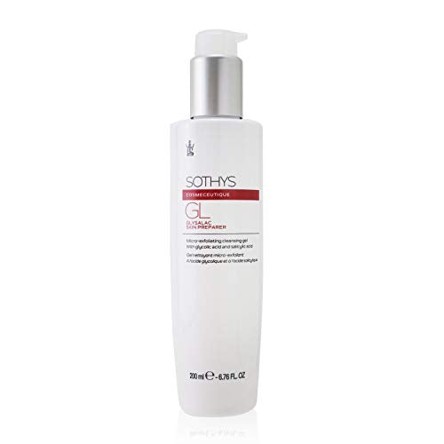 SOTHYS Glysalac Skin Preparer Face Cleanser Gel | Daily Exfoliating with Salicylic Acid & Glycolic Acid | Smoothing Formula for Oily Skin