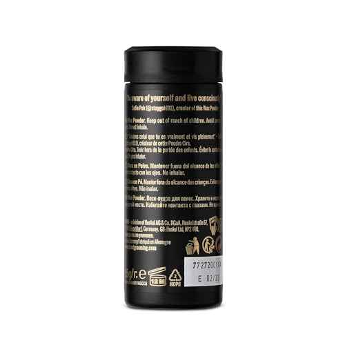 STMNT Grooming Goods Wax Powder, 0.53 oz | Semi-Matte Finish | Added Grip and Volume | Medium Control | Easy To Wash Out | Fuller Feeling Hair