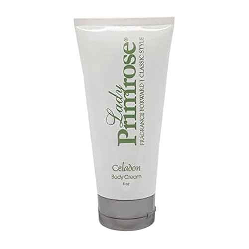 Lady Primrose, Celadon Body Cream Tube, 6 Ounces