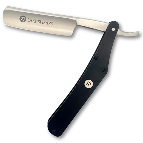Saki Straight Shaving Razor for Men - Traditional Shave Razor in Premium Steel