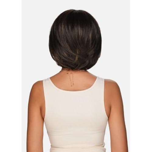 Vivica A. Fox HMB-KATE, Handmade & Hand-tied Wig, Supreme Human Hair Blend, Color P4/27/30