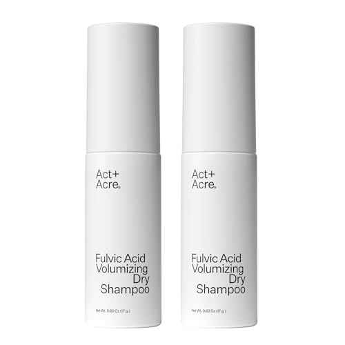 ACT+ ACRE Dry Shampoo - Plant-Based Fulvic Acid Volumizing Dry Shampoo, Unscented, Aerosol, for All Hair Types, Controls Oil and Restores Volume