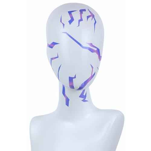 Purple Ombre Temporary Patterns Tattoo ? Realistic Waterproof Body Art for Cosplay, Halloween, and Party Makeup (2 PCS)