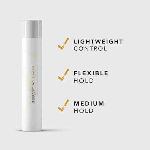 Sebastian Professional Shaper Hairspray | Flexible to Medium Hold | Brushable & Versatile Styling Control | For All Hair Types