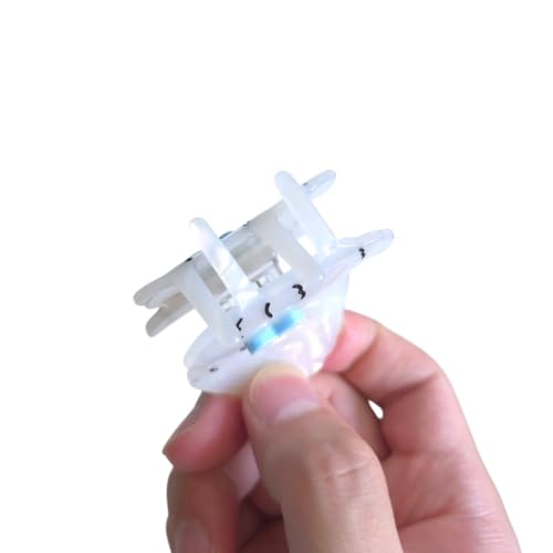 Bichon Frise Dog Hair Clips,Small Claw Clips for Girls,Acetate Hair Clips for Women,S12