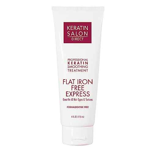 Keratin Salon Direct Treatment - Salon Quality, No Flat Iron Needed (4 oz)