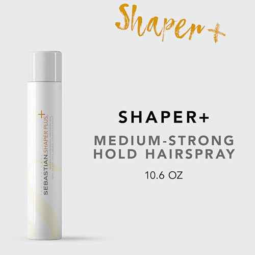 Sebastian Professional Shaper Plus Hairspray | Touchable, Humidity Resistant, Original Extra Hold | 24 Hour Flexible Styling Control | For All Hair Types