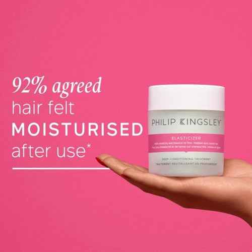 PHILIP KINGSLEY Elasticizer Deep Conditioning Treatment Hair Care Kit - Repair Hair Mask, Booster, Leave-In Conditioner Spray and Styling Cream, Adds Bounce and Shine, for Dry Damaged Hair